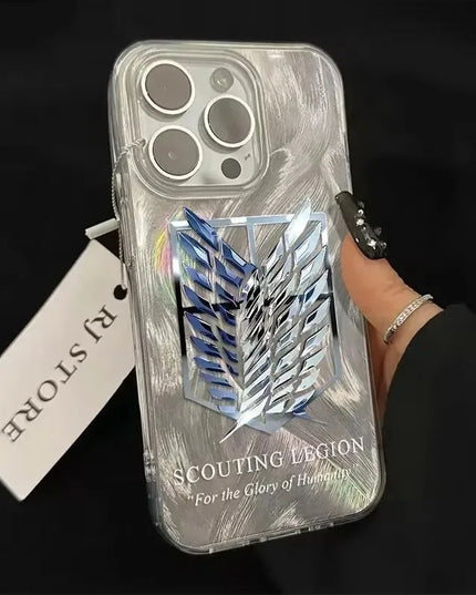 For iPhone 17 16 Pro Max Cases Hot Anime Attack On Titan Phone Case For iPhone 17 Air 16 15 14 13 12 11 Pro Max 7 8 SE2 Cover