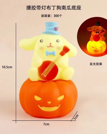 Animation Sanrios Kitty Kawaii Glowing Cloud Lamp Hello Kitty Bedside Lamp LED Night Light Cake Decoration Decoration Gift