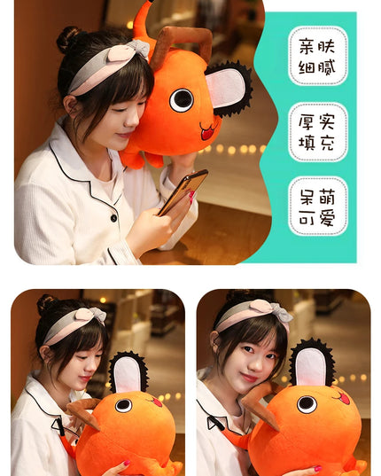 10-40CM Pochita Plush Chainsaw Chain Saw Man Plush Doll Cute Stuffed Cartoon Anime Soft Toys Pillow For Kids Xmas Gifts