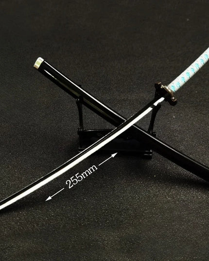 25cm Demon Slayer Katana Swords Kimetsu No Yaiba Samurai Sword Real Size Japanese Katana Anime Cosplay Prop Home Decoration