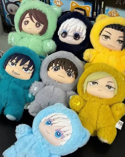 In Stock Genuine Eaki Jujutsu Kaisen Season 2 Cat Park Party Gojo Satoru Blind Box Plush Wrist Bag Pendant Model Collection