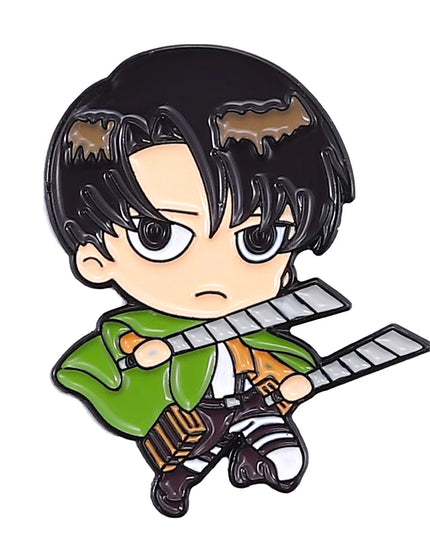 Attack on Titan Enamel Pins Cartoon Badge Metal Anime Custom Bag Lapel Pin Backpack Jewelry Kids Fans Gift Friends Wholesale