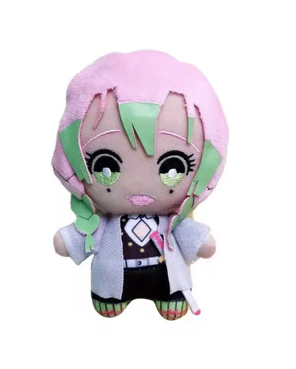 15cm Japan Anime Demon Slayer Akaza Rui Iguro Obanai Tanjirou Kamado Nezuko Agatsuma Zenitsu Plush Toys Doll Peluche Gift