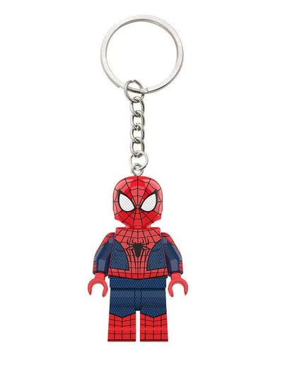 Marvel Spiderman Keychain Gwen Peripheral Movies Student Cartoon Animation Cute School Bag Pendant Children's Toy Ornament Gift