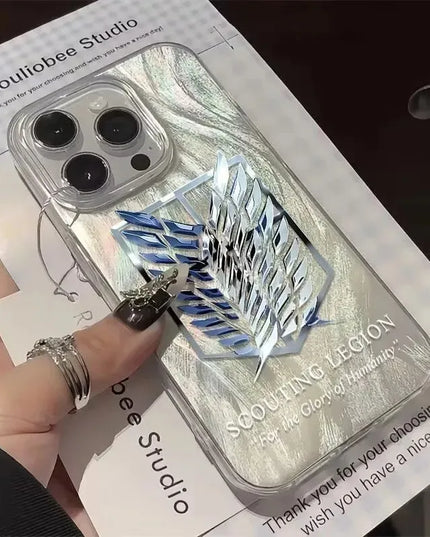 For iPhone 17 16 Pro Max Cases Hot Anime Attack On Titan Phone Case For iPhone 17 Air 16 15 14 13 12 11 Pro Max 7 8 SE2 Cover