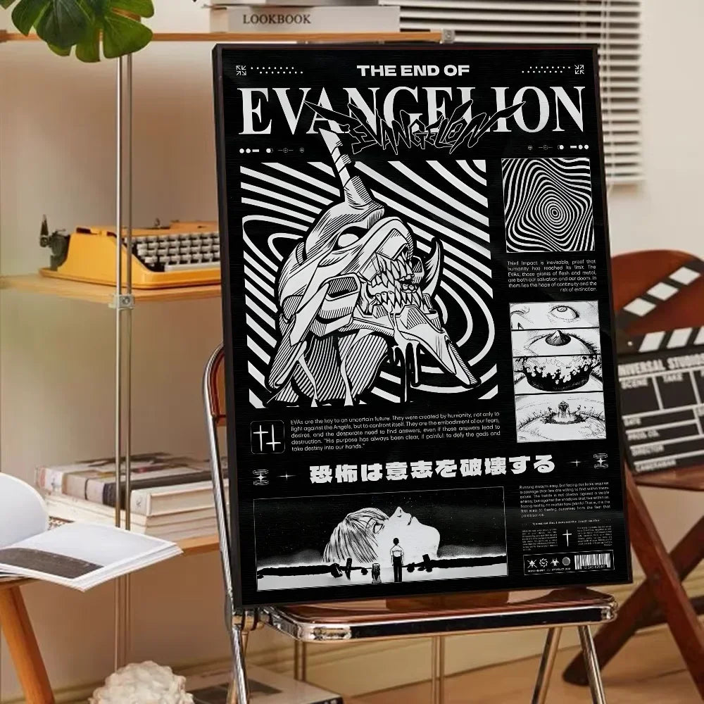 1PC G-Genesis N-NeonS E-Evangelion Poster Poster Paper Print Home Living Room Bedroom Entrance Bar Cafe Art Painting Decoration