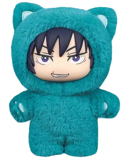 In Stock Genuine Eaki Jujutsu Kaisen Season 2 Cat Park Party Gojo Satoru Blind Box Plush Wrist Bag Pendant Model Collection