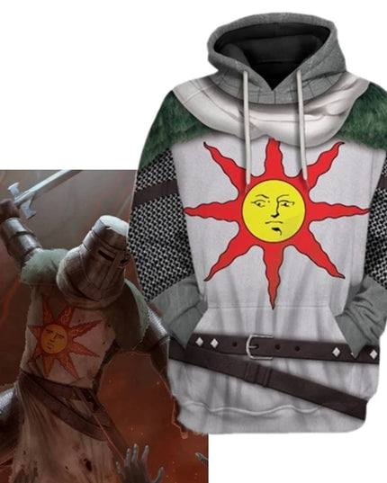 Men's And Women's 3d Printed Popular Game Dark Souls Hoodie New Fashion Casual Hooded Sweatshirt Cool Sport Oversized Loose Top