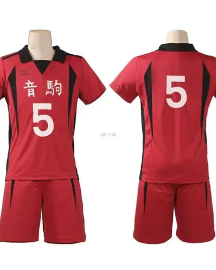Anime Haikyuu Nekoma Middelbare School Kenma Kozume Cosplay Kostuum Geen 5 Jersey Korte Mouw Sportkleding Halloween Kleding