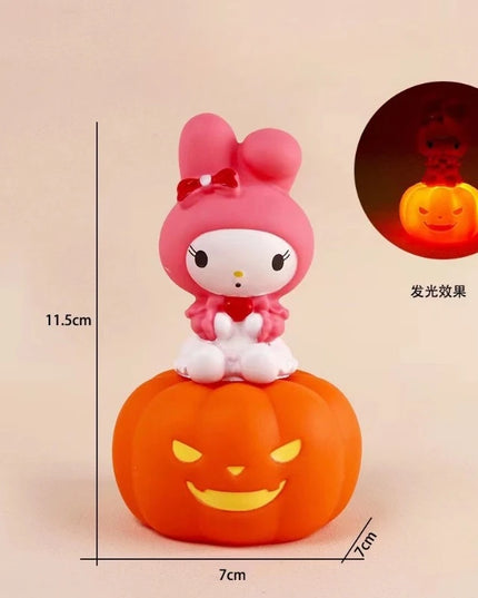 Animation Sanrios Kitty Kawaii Glowing Cloud Lamp Hello Kitty Bedside Lamp LED Night Light Cake Decoration Decoration Gift