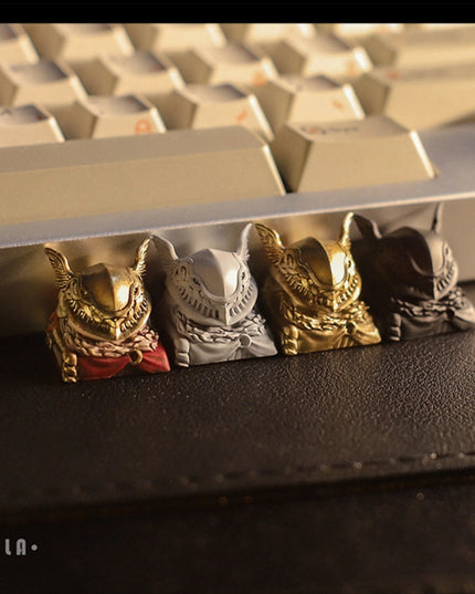 E-Elden Ring Malenia 3D Artisan Anime Keycap Personality Handmade Gaming Keycaps for Mechanical Keyboard Accessories Boy Gifts