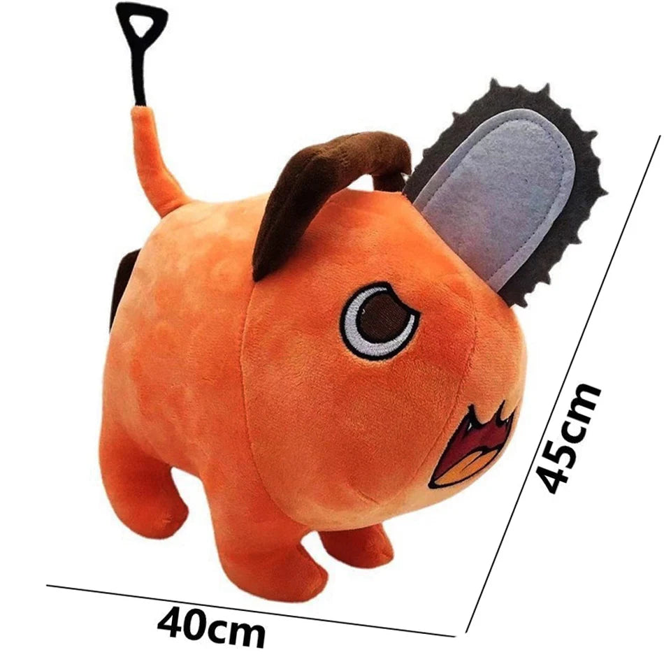 10-40cm Anime Chainsaw Man Dolls Plush Toy Cartoon Pochita Orange Dog Pillow Stuffed Soft  Toy for Kids Birthday Gift
