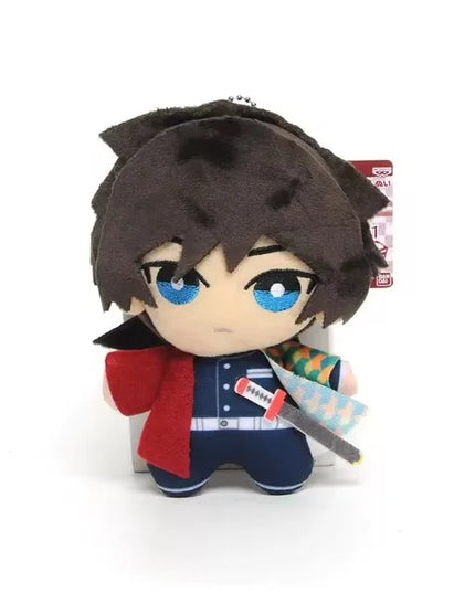 15cm Japan Anime Demon Slayer Akaza Rui Iguro Obanai Tanjirou Kamado Nezuko Agatsuma Zenitsu Plush Toys Doll Peluche Gift