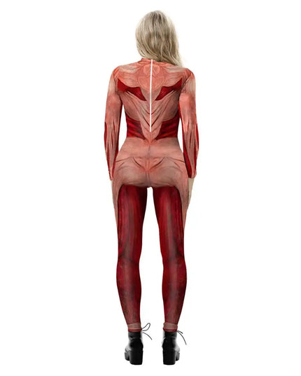 Halloween Annie Leonhardt Female Cosplay Costumes 3D Print Attack on Titan Female/Male Zentai Catsuit Girls Bodysuit