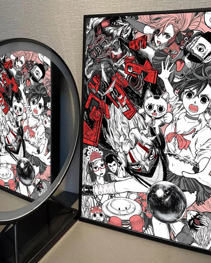 1PC Classic Anime Dandadan Poster Self-adhesive Art Waterproof Paper Sticker Coffee House Bar Room Wall Decor