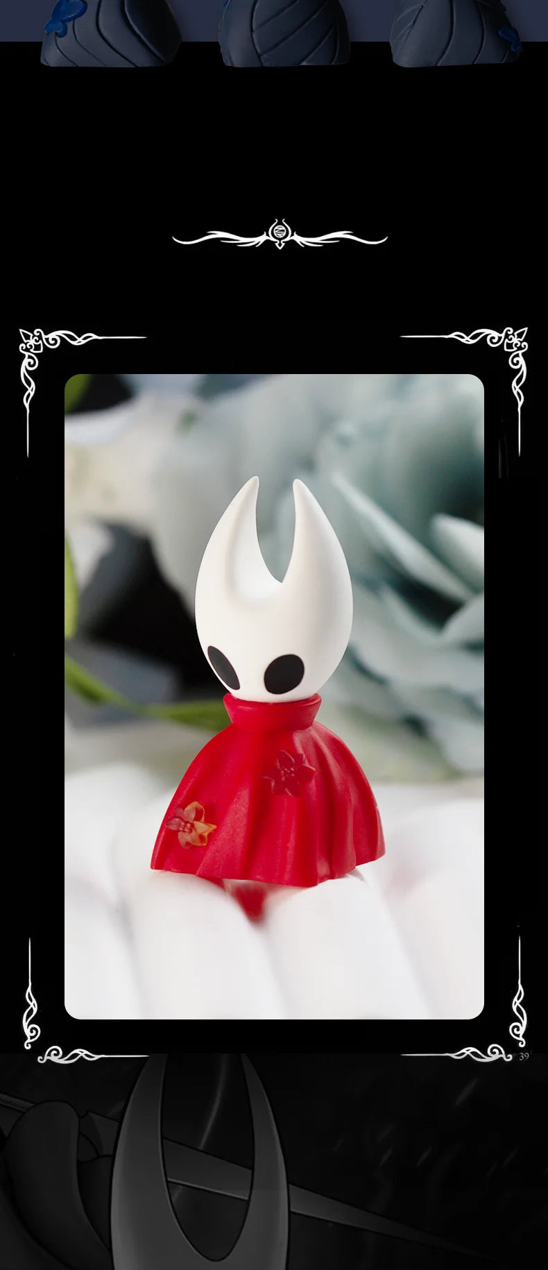 Hollow Knight Keycap Single Transparent Kawaii Hornet Creative Keycap Resin Mechanical Keyboard Customized Esc Game Peripheral