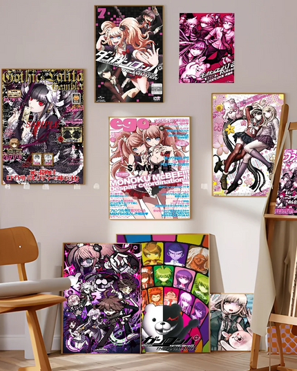 Classic Anime Danganronpa Classic Movie Posters HD Quality Poster Wall Art Painting Study Nordic Home Decor