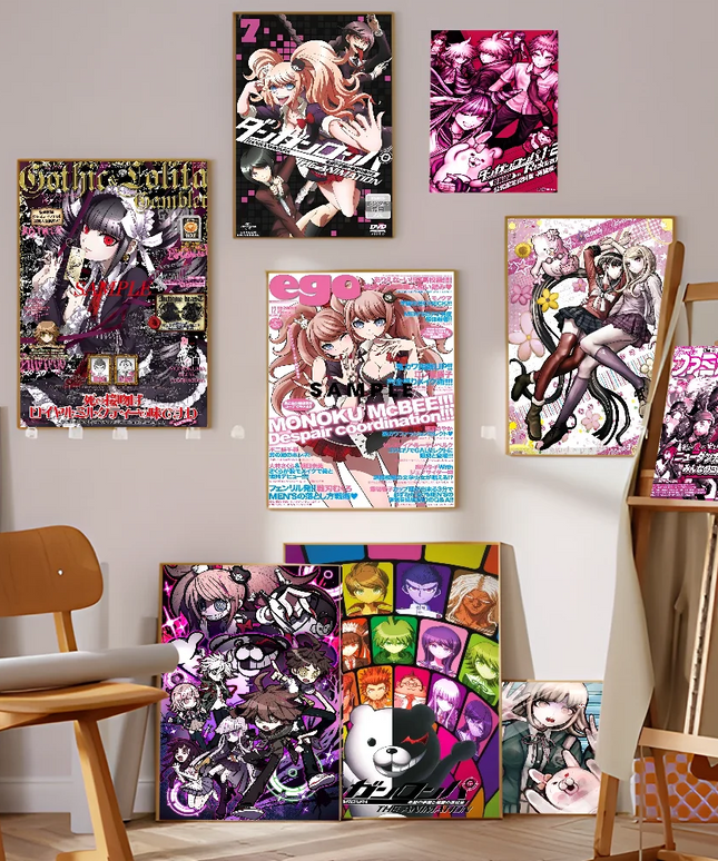 Classic Anime Danganronpa Classic Movie Posters HD Quality Poster Wall Art Painting Study Nordic Home Decor