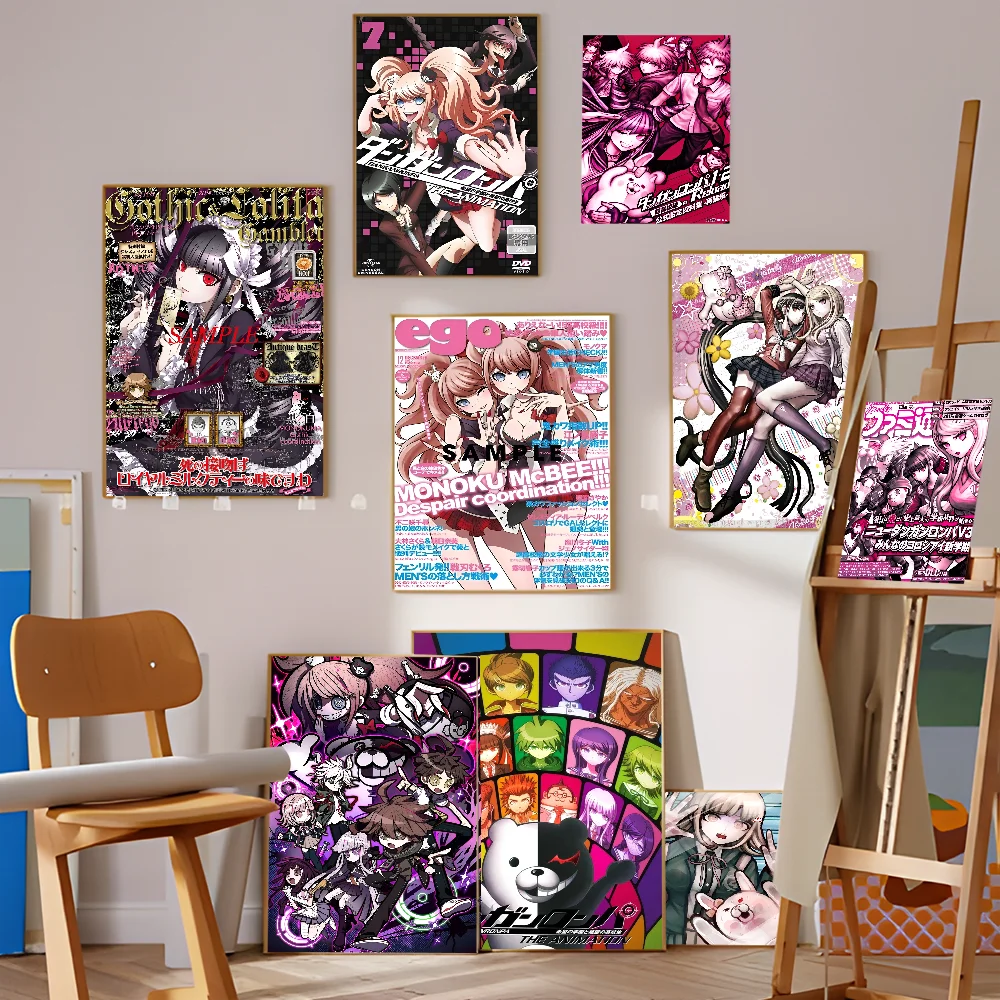 Classic Anime Danganronpa Classic Movie Posters HD Quality Poster Wall Art Painting Study Nordic Home Decor