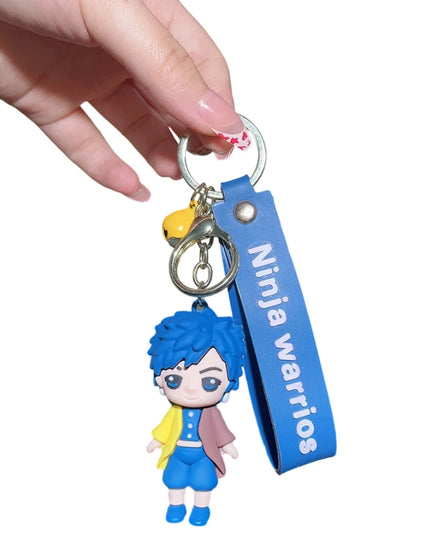 New Demon Slayer Kimetsu No Yaiba Blade of Ghost Keychain Cute Characters Bag Pendant Car Key Chain Ring Fans Gift Anime Jewelry