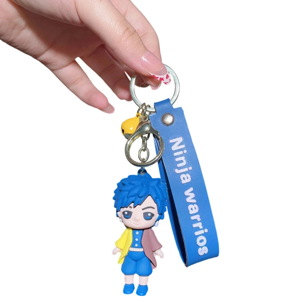 New Demon Slayer Kimetsu No Yaiba Blade of Ghost Keychain Cute Characters Bag Pendant Car Key Chain Ring Fans Gift Anime Jewelry