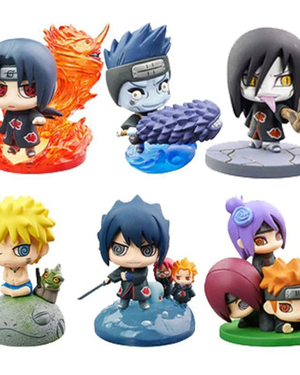 Hot Naruto Shippuden Anime figure Model Sasuke kakashi Gaara Action Figurine PVC Statue Collectible Toy  Doll children gifts