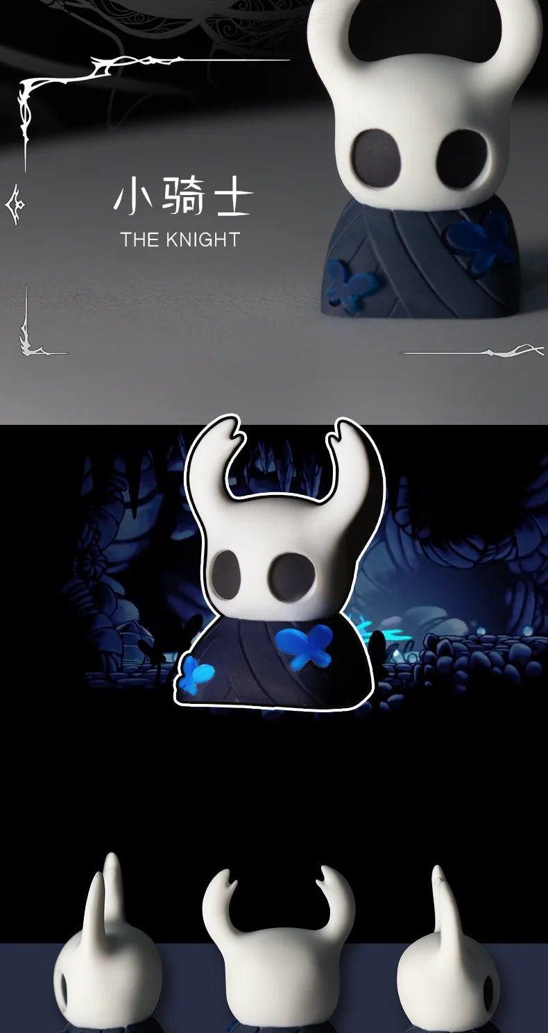 Hollow Knight Keycap Single Transparent Kawaii Hornet Creative Keycap Resin Mechanical Keyboard Customized Esc Game Peripheral