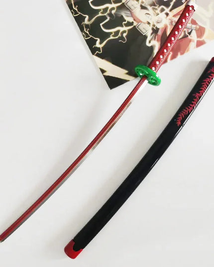 25cm Demon Slayer Katana Swords Kimetsu No Yaiba Samurai Sword Real Size Japanese Katana Anime Cosplay Prop Home Decoration