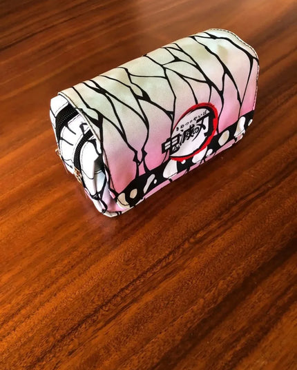 Demon Slayer 3D Anime Pen Bag Student Storage Bag Tanjirou Nezuko Zenitsu Giyuu Cartoon Pen Box Cute Boys Girls Pencil Case