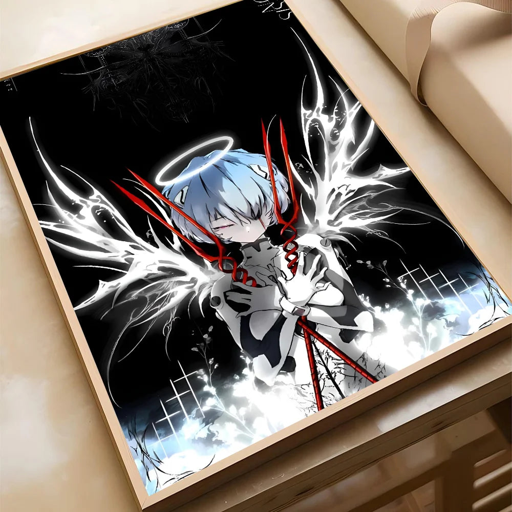 1PC G-Genesis N-NeonS E-Evangelion Poster Poster Paper Print Home Living Room Bedroom Entrance Bar Cafe Art Painting Decoration