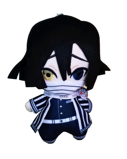 15cm Japan Anime Demon Slayer Akaza Rui Iguro Obanai Tanjirou Kamado Nezuko Agatsuma Zenitsu Plush Toys Doll Peluche Gift