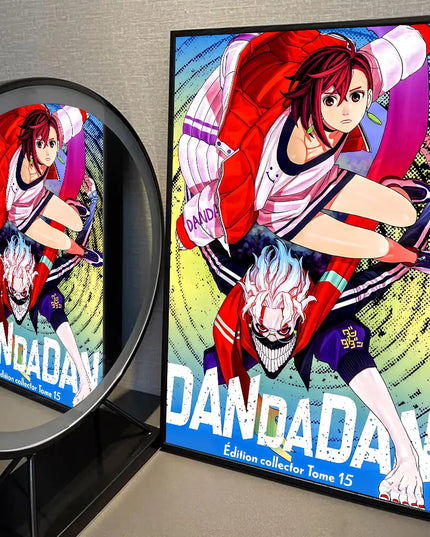 1PC Classic Anime Dandadan Poster Self-adhesive Art Waterproof Paper Sticker Coffee House Bar Room Wall Decor
