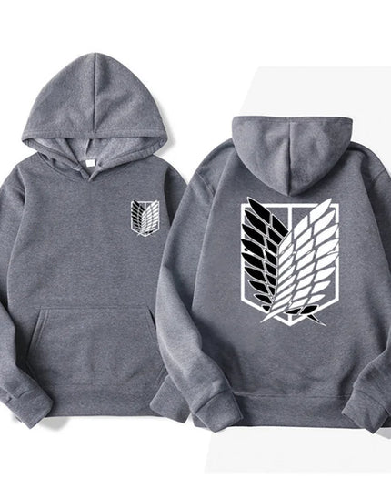 Attack on Titan Men's Hoodie Anime Hoodies Men and Women Streetwear Pullover Harajuku Shingeki No Kyojin Hoodies Sweatshirt