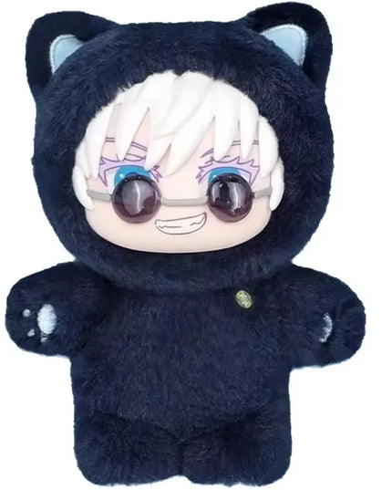 In Stock Genuine Eaki Jujutsu Kaisen Season 2 Cat Park Party Gojo Satoru Blind Box Plush Wrist Bag Pendant Model Collection