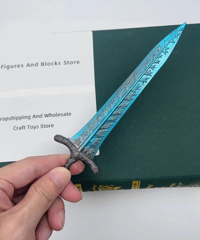 Elden Dark Moon Greatsword Model - 21cm/8.26in Zinc Alloy, Rust-resistant, Not Sharp, Ideal for Ring Collectors, Display