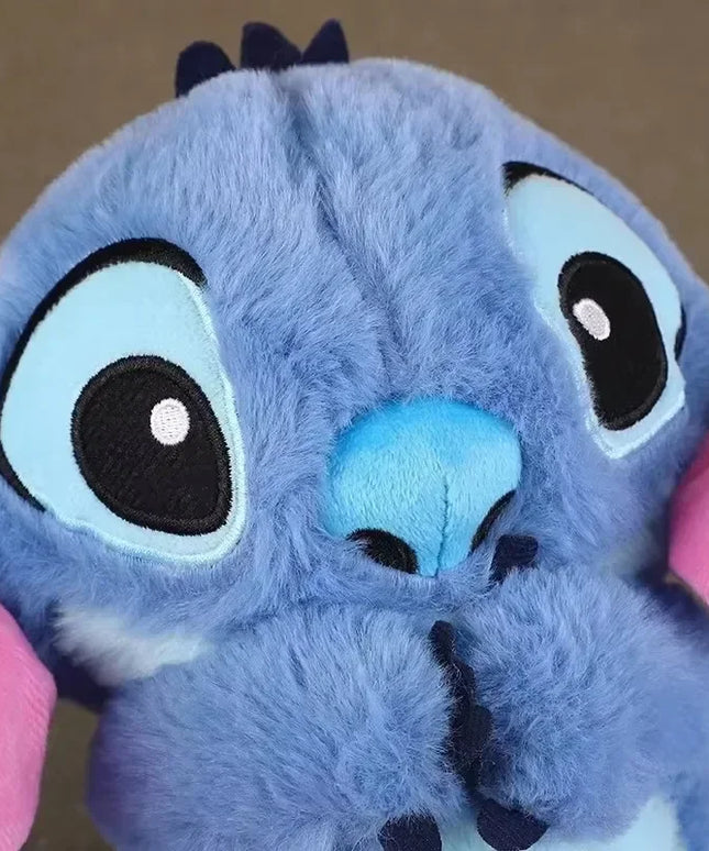 Stitch Anime Plush Doll With Lighting Music Airbag Kawaii Appease Toy Baby To Soothe Sleep Peluche For Kids Gift