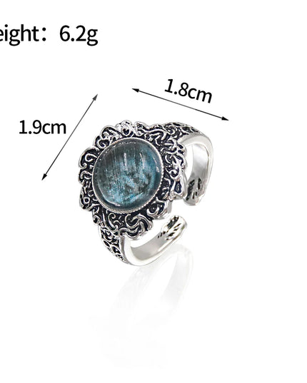 Game Dark Moon Ring Spectral Steed Whistle Ring Melina Summon Torrent Tool Adjustable Finger Rings for Women Men Jewelry