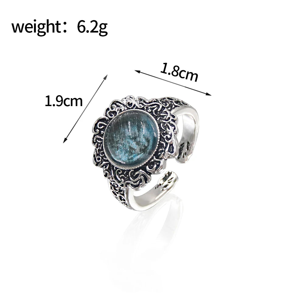 Game Dark Moon Ring Spectral Steed Whistle Ring Melina Summon Torrent Tool Adjustable Finger Rings for Women Men Jewelry