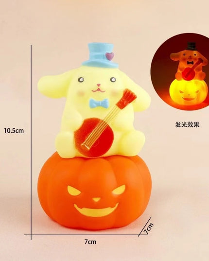 Animation Sanrios Kitty Kawaii Glowing Cloud Lamp Hello Kitty Bedside Lamp LED Night Light Cake Decoration Decoration Gift