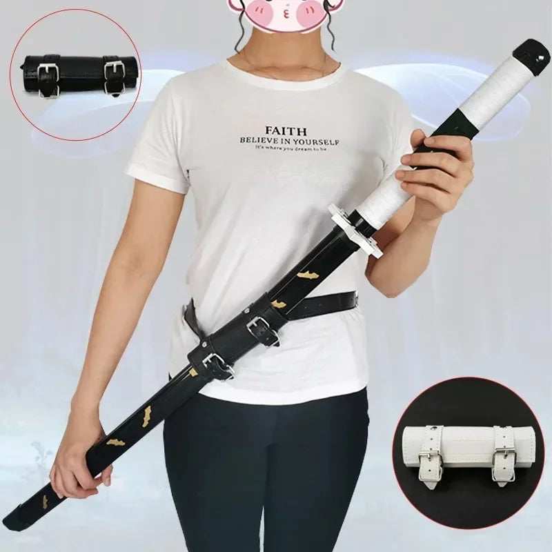 41in/104cm Demon Slayer Katana Anime Ninja Sword Demon Slayer Cosplay Prop Knife Real Size Samurai Sabre Japonesa Katana Sword