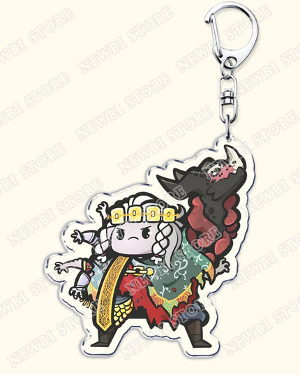 Video Game Dark Souls Keychains for Women Accessories Bag Bloodborne Malenia Melina Keyrings Jewelry Fans Gaming Friends Gift