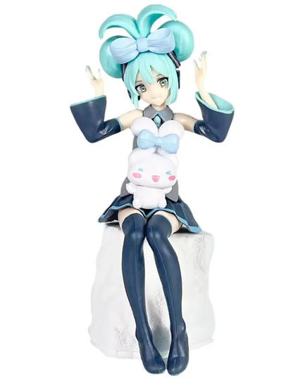 Anime beautiful girl Hatsune Miku handmade character fashion birthday Christmas gift Hatsune Miku PVC model desktop decoration