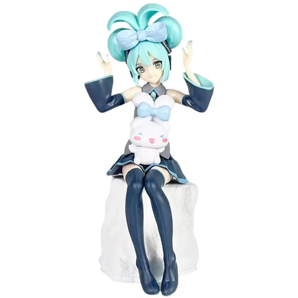 Anime beautiful girl Hatsune Miku handmade character fashion birthday Christmas gift Hatsune Miku PVC model desktop decoration