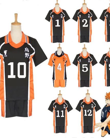 Haikyu!! Haikyuu Cosplay Costume Karasuno Koukou High School Volleyball Club Hinata Shoyo Kageyama Tobio Sportswear Jerseys