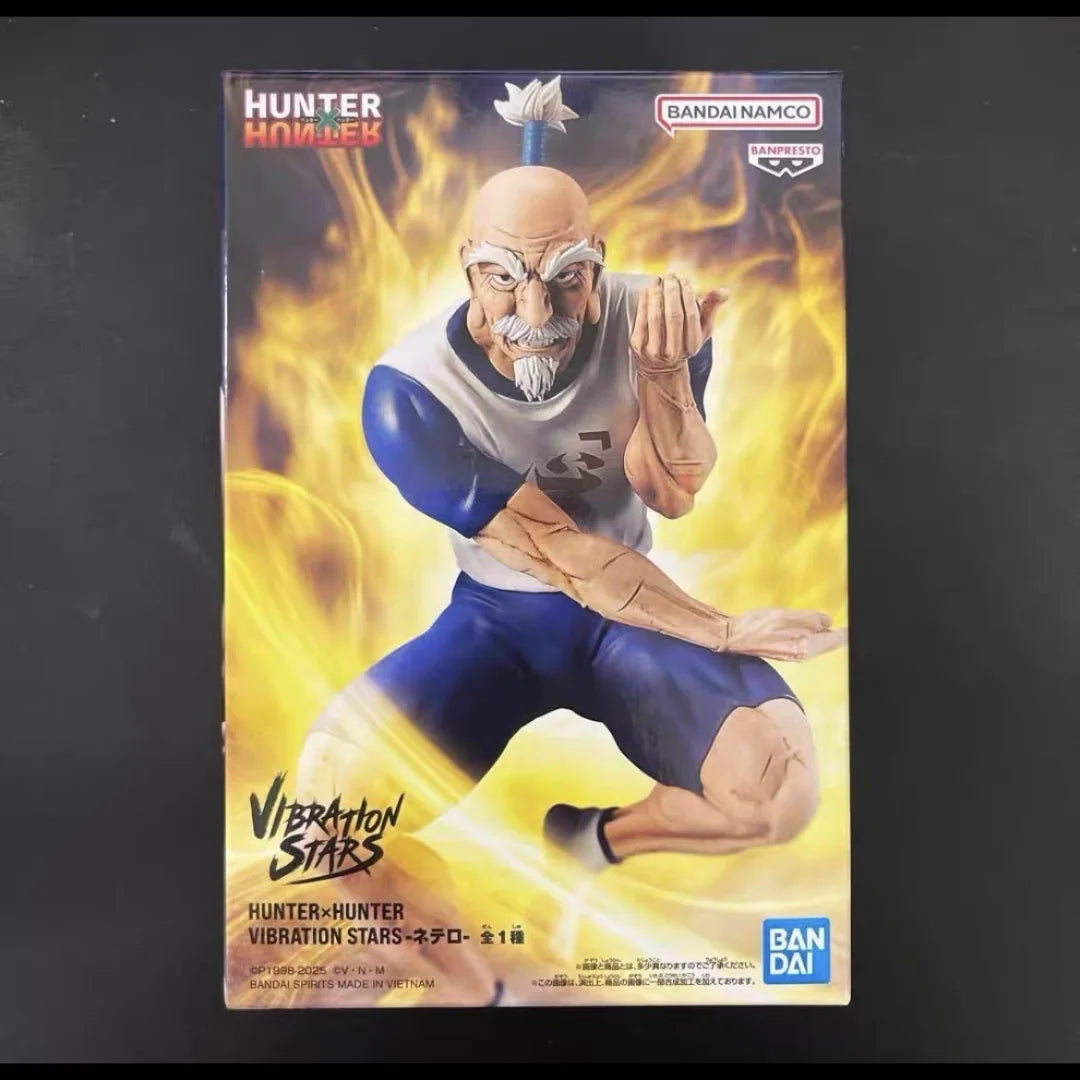 In Stock BANDAI HUNTER HUNTER VIBRATION STARS Aizakku Netero Meruem Hot Anime Action Model Gifts Collectible Figurines for Kids