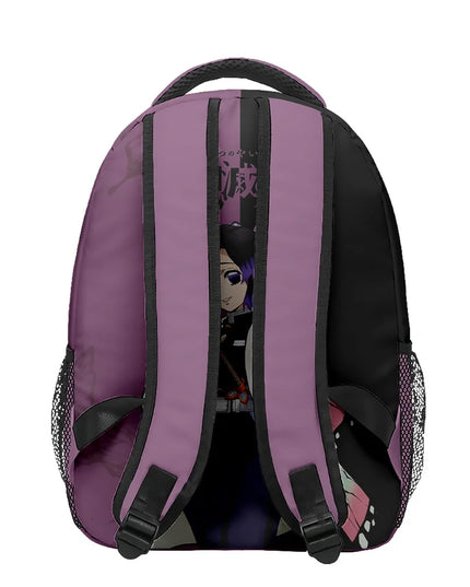 Anime Demon Slayer Tanjiro Nezuko 3D Printed Backpack for College Students Large School Bag 15 Inch Laptop Bag Middle School