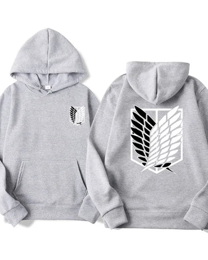 Attack on Titan Men's Hoodie Anime Hoodies Men and Women Streetwear Pullover Harajuku Shingeki No Kyojin Hoodies Sweatshirt