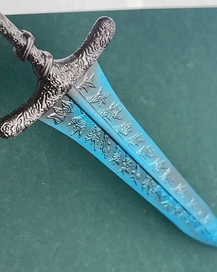 Elden Dark Moon Greatsword Model - 21cm/8.26in Zinc Alloy, Rust-resistant, Not Sharp, Ideal for Ring Collectors, Display