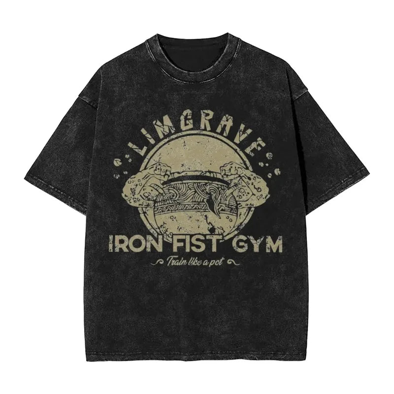 R-Rings Radahn E-Eldening Washed T Shirts Streetwear Hip Hop Casual T-Shirt Tees for Men and Women Short Sleeve Harajuku Graphic
