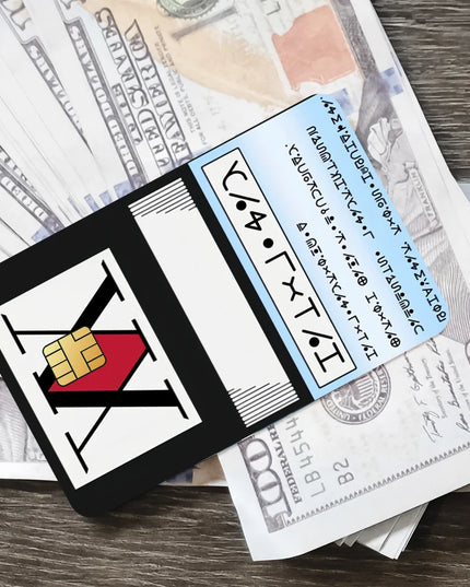 HUNTER Film Skin Cover Credit Card Stickers 4PCS Debit Front Anime H-HUNTER x Decoration Bank Bus Pass Waterproof